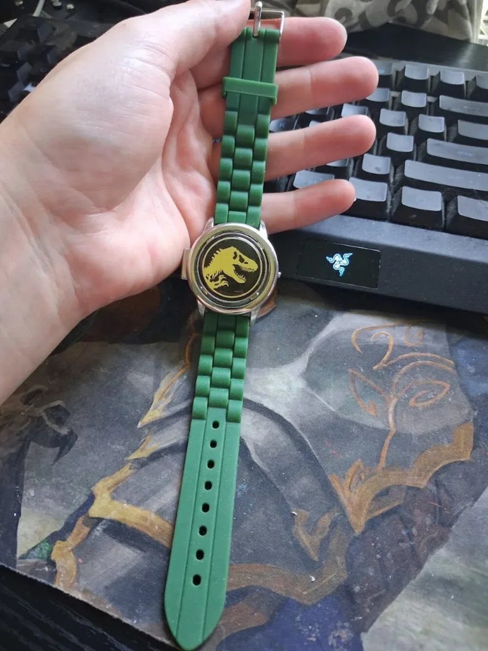 Jurassic Park watch **needs battery**